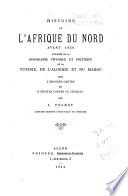 Histoire de l'Afrique du Nord avant 1830