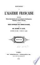 Histoire de l'Algérie française