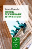 Histoire de l'Allemagne (1806 à nos jours)