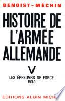 Histoire de l'armée allemande -
