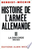 Histoire de l'armée allemande - tome 2