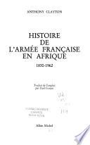 Histoire de l'armée française en Afrique