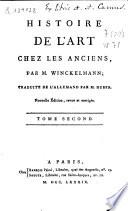 Histoire de l'art chez les anciens