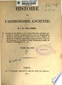 Histoire de l'astronomie ancienne