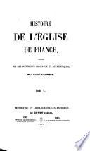 Histoire de l'église de France