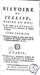 Histoire de l'église, dédiée au roi