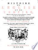 Histoire de l'Eglise et de l'Empire,