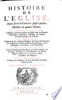 Histoire de l'Eglise ...