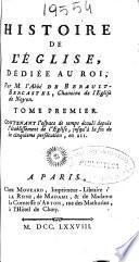 Histoire de l'Église ...