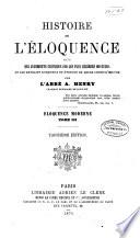 Histoire de l'eloquence