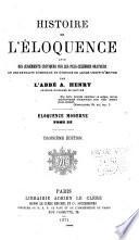 Histoire de l'éloquence