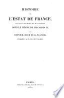 Histoire de l'estat de France