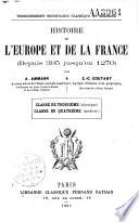 Histoire de l'Europe et de la France de 395 à 1270