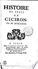 HISTOIRE DE L'EXIL DE CICERON