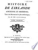Histoire de l'Irlande ancienne et moderne,
