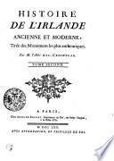 Histoire de l'Irlande ancienne et moderne