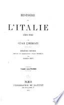 Histoire de l'Italie 1789-1863