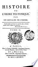 Histoire De L'Ordre Teutonique