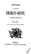 Histoire de l ́Empereur Charles-Quint, d ́après Robertson