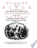 Histoire de la Bible