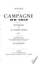 Histoire de la campagne de 1815, Waterloo