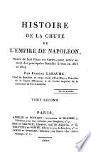 Histoire de la chute de l'empire de Napoléon
