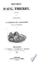 Histoire de la conquête de l'Angleterre par les Normands
