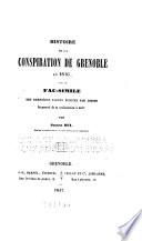 Histoire de la conspiration de Grenoble en 1816