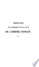 Histoire de la décadence et de la chute de l'Empire romain. Trad