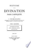 Histoire de la divination dans l'antiquité: Les Sacerdoces divinatoires