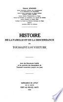 Histoire de la famille et de la descendance de Toussiant-Louverture