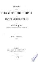 Histoire de la formation territoriale des états de l'Europe centrale