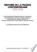 Histoire de la France contemporaine