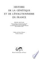 Histoire de la génétique et de l'évolutionnisme en France