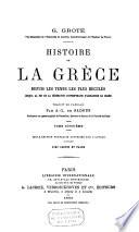 Histoire de la Grèce, depuis les temps les plus reculés