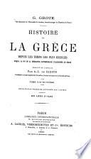 Histoire de la Grèce, depuis les temps les plus reculés