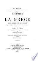 Histoire de la Gréce depuis les temps les plus reculés jusqu'a la fin de la géneration contemporaine d'Anglais par A .-L.de sadous ... seule éd. francaise autorisée par l'auteur