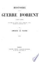 Histoire de la guerre d'Orient