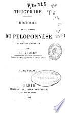 Histoire de la guerre du Péloponnése