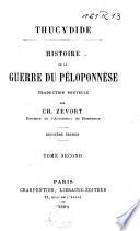 Histoire de la guerre du Péloponnèse