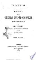 Histoire de la guerre du Peloponnese Thucydide