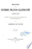 Histoire de la guerre franco-allemande