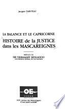 Histoire de la justice dans les Mascareignes