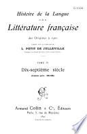 Histoire de la langue et de la littérature française