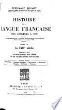 Histoire de la langue française