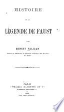 Histoire de la légende de Faust