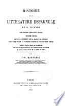 Histoire de la Littératura Espagnole