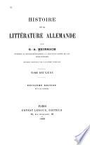 Histoire de la littérature allemande