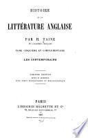 Histoire de la littérature anglaise