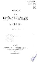 Histoire de la littérature anglaise